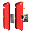 Totu Design Magnet Force iPhone 6 / 6S Krmz Silikon Klf - Resim: 1