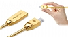 Totu Design Micro USB Gold Metal Data Kablosu 1m - Resim: 6