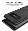 Totu Design Samsung Galaxy Note 8 Standl Karbon Siyah Rubber Klf - Resim: 4