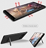 Totu Design Samsung Galaxy Note 8 Standl Karbon Siyah Rubber Klf - Resim: 8