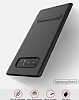 Totu Design Samsung Galaxy Note 8 Standl Karbon Siyah Rubber Klf - Resim: 6
