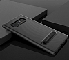 Totu Design Samsung Galaxy Note 8 Standl Karbon Siyah Rubber Klf - Resim: 1