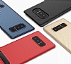 Totu Design Samsung Galaxy Note 8 Standl Karbon Siyah Rubber Klf - Resim: 9