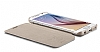 Totu Design Samsung Galaxy S6 Edge Plus nce Yan Kapakl Gold Deri Klf - Resim: 3