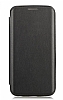 Totu Design Samsung Galaxy S6 Edge Plus nce Yan Kapakl Siyah Deri Klf - Resim: 4