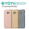 Totu Design Samsung Galaxy S7 edge Gold Sert Rubber Klf - Resim: 8
