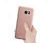 Totu Design Samsung Galaxy S7 edge Gold Sert Rubber Klf - Resim: 5