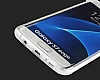 Totu Design Samsung Galaxy S7 Edge Silver Standl effaf Silikon Klf - Resim: 6