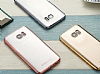 Totu Design Samsung Galaxy S7 Gold Kenarl effaf Silikon Klf - Resim: 9
