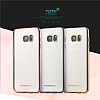 Totu Design Samsung Galaxy S7 Gold Kenarl effaf Silikon Klf - Resim: 10
