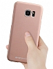 Totu Design Samsung Galaxy S7 Gold Sert Rubber Klf - Resim: 6