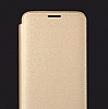 Totu Design Samsung Galaxy S8 nce Yan Kapakl Gold Deri Klf - Resim: 5