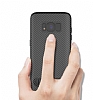 Totu Design Samsung Galaxy S8 Standl Karbon Gold Rubber Klf - Resim: 10