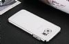 Totu Design Simple Samsung Galaxy S6 Edge Metalik Silver Kenarl Kristal Klf - Resim: 1
