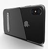 Totu Design Slim Series iPhone X / XS Standl Karbon Siyah Silikon Klf - Resim: 2