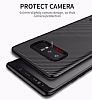 Totu Design Slim Series Samsung Galaxy Note 8 Standl Karbon Lacivert Silikon Klf - Resim: 4