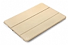 Totu Design Smart Air Series iPad Pro 9.7 Standl Smart Cover Gold Deri Klf - Resim: 5