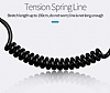 Totu Design Spiral Kablolu Siyah Ara arj Aleti - Resim: 2