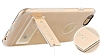 Totu Design Tpu Metal iPhone 6 / 6S Dark Silver Standl effaf Silikon Klf - Resim: 4
