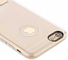 Totu Design Tpu Metal iPhone 6 / 6S Dark Silver Standl effaf Silikon Klf - Resim: 1