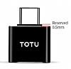 Totu Design Type-C OTG Siyah Dntrc Adaptr - Resim: 7
