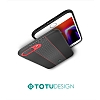 Totu Design Verti Color Series iPhone 7 / 8 Krmz izgili Silikon Klf - Resim: 1