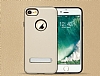 Totu Design King Series iPhone 7 Silikon Kenarl Krem Rubber Klf - Resim: 9