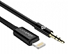 Totu Design Lightning 3.5mm Siyah Aux Kablo 1m - Resim: 5