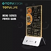 Totu Life Menu Series 10000 mAh Powerbank Yedek Batarya - Resim: 2