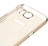 Totu Design Breeze Samsung i9800 Galaxy S6 Silver Rubber Klf - Resim: 5