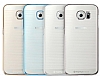 Totu Design Breeze Samsung i9800 Galaxy S6 Silver Rubber Klf - Resim: 7