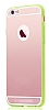 Totu Design Crystal Soft iPhone 6 / 6S Yeil Silikon Kenarl Ultra nce effaf Rubber Klf - Resim: 2
