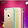 Totu Design Crystal Soft iPhone 6 / 6S Pembe Silikon Kenarl Ultra nce effaf Rubber Klf - Resim: 2