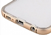 Totu Design Endless Samsung i9800 Galaxy S6 Silver Metalik Kenarl effaf Silikon Klf - Resim: 3