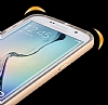 Totu Design Endless Samsung i9800 Galaxy S6 Silver Metalik Kenarl effaf Silikon Klf - Resim: 2