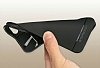 Totu Design Evoque iPhone 6 Plus / 6S Plus Silver Metal Kenarl Siyah Silikon Klf - Resim: 2