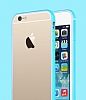 Totu Design Evoque iPhone 6 / 6S Silikon Bumper ereve Mavi Klf - Resim: 8