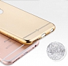 TotuDesign Frosted iPhone 6 / 6S Ultra nce Metalik Dark Silver Silikon Klf - Resim: 4