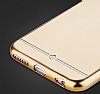 Totu Design Frosted iPhone 6 / 6S Ultra nce Metalik Gold Silikon Klf - Resim: 6