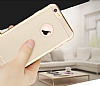Totu Design Frosted iPhone 6 / 6S Ultra nce Metalik Gold Silikon Klf - Resim: 5