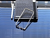 Totu Design iPhone SE / 5 / 5S Metal Round Bumper Silver Klf - Resim: 8