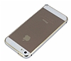 Totu Design iPhone SE / 5 / 5S Metal Round Bumper Silver Klf - Resim: 7