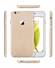 Totu Design iPhone 6 / 6S Gold Metal Tulu Kamera Korumal Kristal Klf - Resim: 2