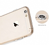 Totu Design iPhone 6 / 6S Gold Metal Tulu Kamera Korumal Kristal Klf - Resim: 4