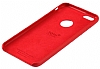 Totu Design iPhone 6 / 6S Skin Series Deri Grnml Krmz Rubber Klf - Resim: 7