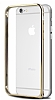 Totu Design iPhone 6 / 6S Mellow Series Gold izgili Bumper ereve Gold Klf - Resim: 6