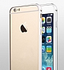 Totu Design iPhone 6 / 6S Mellow Series Gold izgili Bumper ereve Silver Klf - Resim: 5