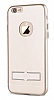 Totu Design iPhone 6 Plus / 6S Plus Standl Alminyum Gold Klf - Resim: 3
