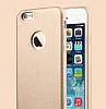 Totu Design iPhone 6 Plus / 6S Plus Gold Deri Klf - Resim: 3