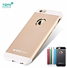 Totu Design Knight iPhone 6 Plus / 6S Plus Metal Gold Klf - Resim: 7